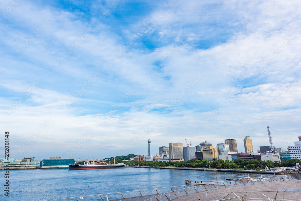 大さん橋からの眺め Scenery of Yokohama