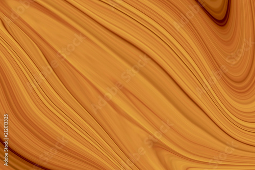 Colorful marble surface. Brown marble pattern of the blend of curves. Abstract background