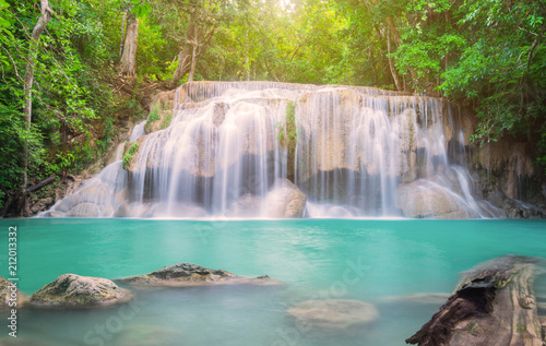 Erawan Waterfall in Thailand © calcassa