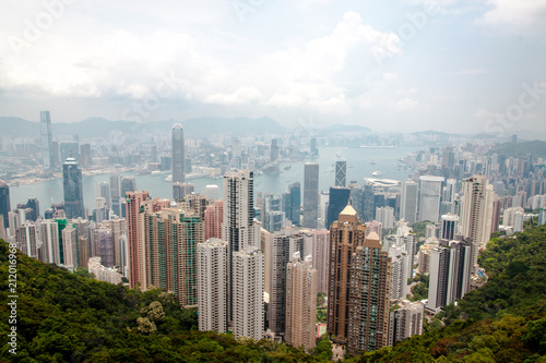 Hong Kong skyline from the Peak