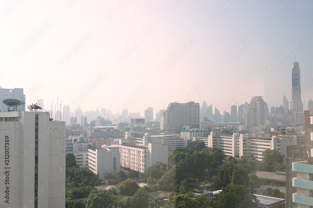 Fototapeta premium Bangkok city view