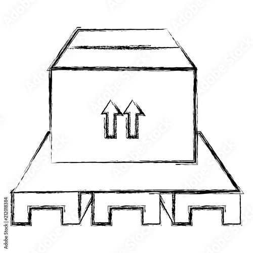 carton box in wood stowage