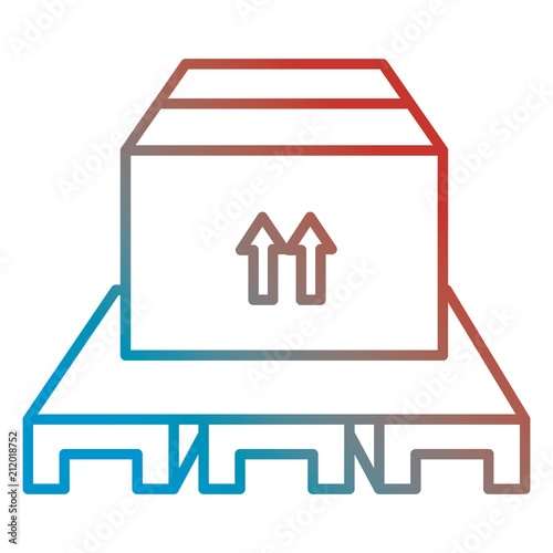 carton box in wood stowage