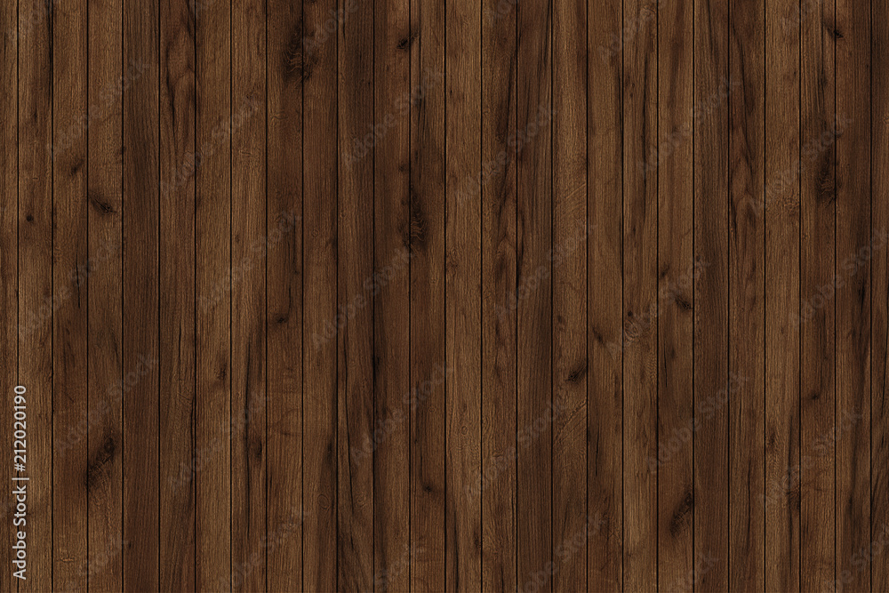 Naklejka premium Dark grunge wood panels. Planks Background. Old wall wooden vintage floor