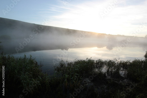 morning fog over the river © albert