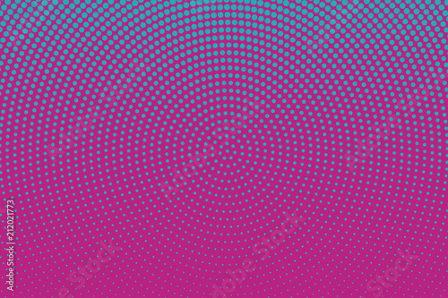 Blue-violet halftone pattern. Pop art style. Digital gradient. Vector illustration