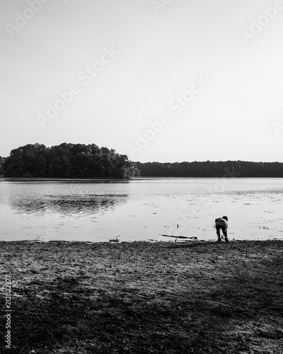 Child By lake