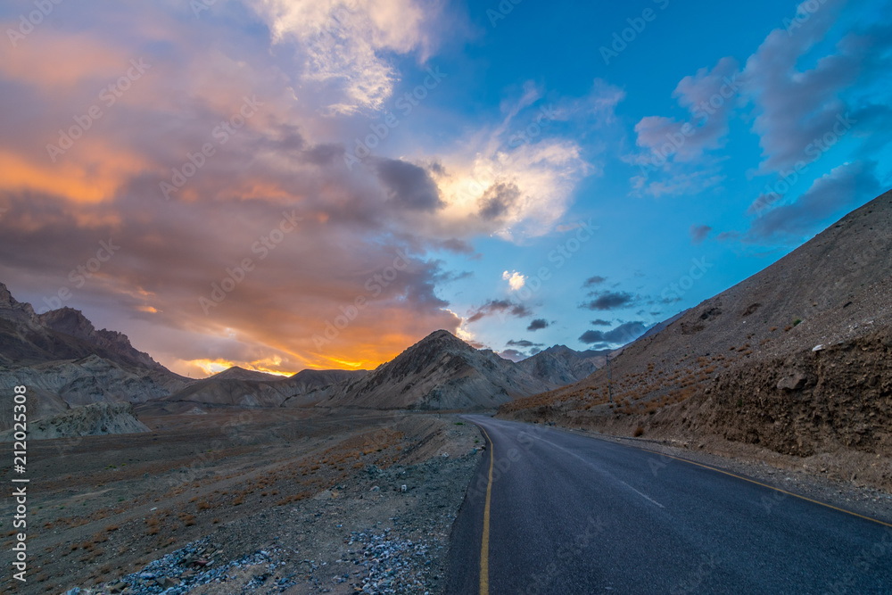 Evening at Fotula Pass, Ladakh