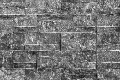 Background with gray brick stone
