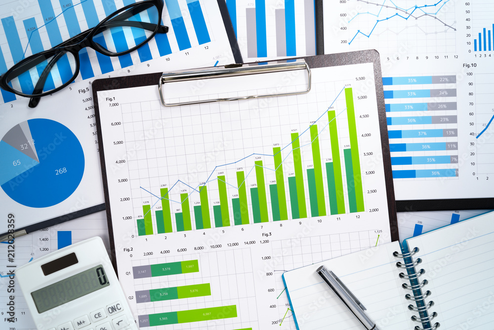Growth strategy planning. Preparing and analyzing business reports. Pile of reports and office supplies.
Growth strategy planning. Preparing and analyzing business reports. Pile of reports and office supplies.