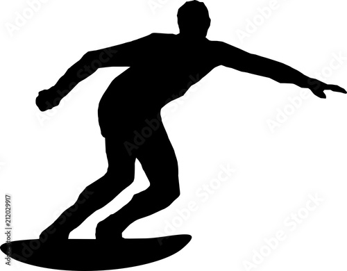 Silhouette Surfer