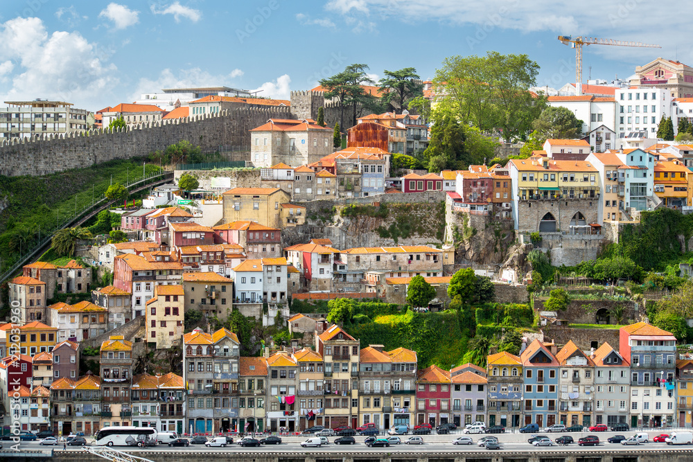 Porto colorful buildings