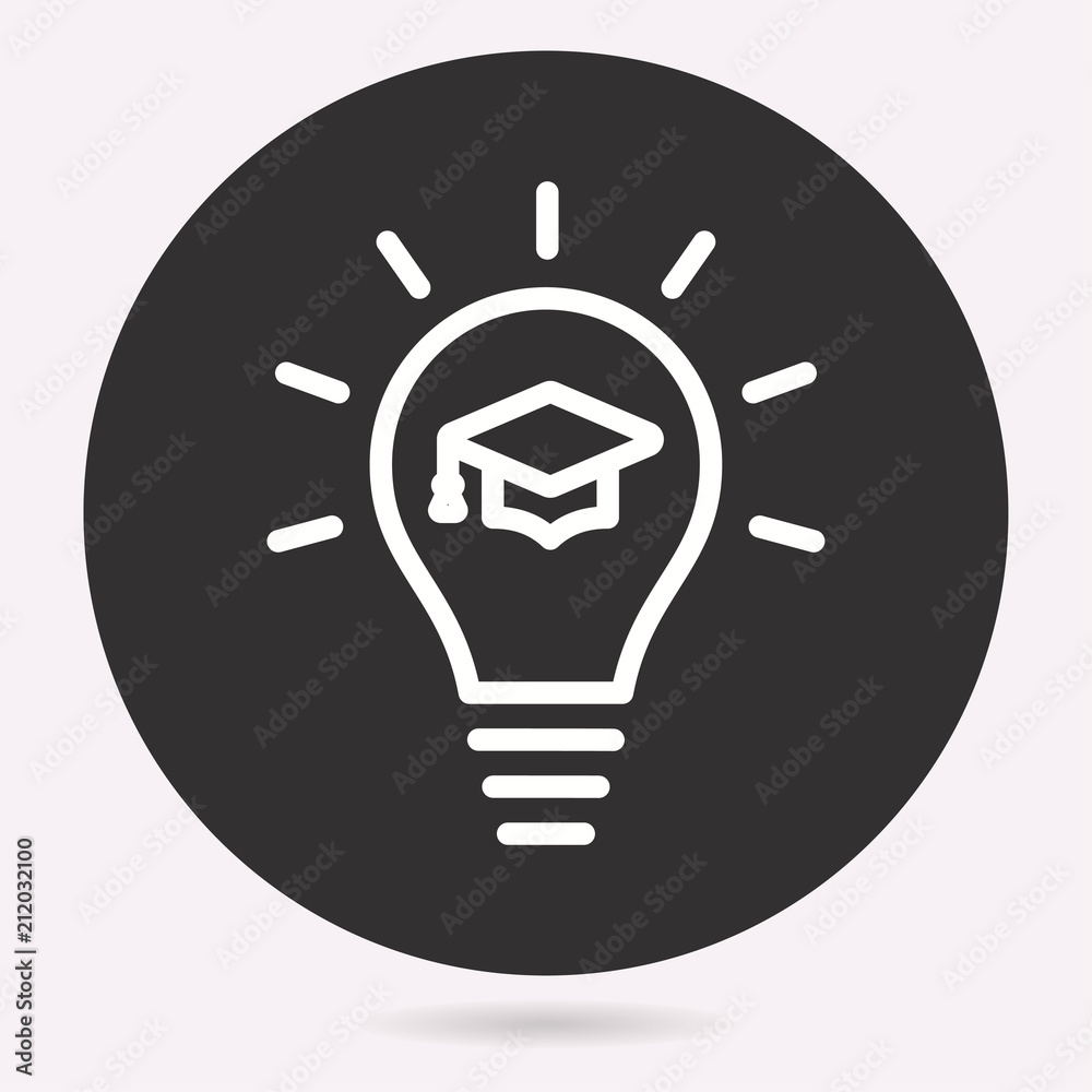E-learning education icon. Learn, academic study symbol. Vector illustration isolated. Simple pictogram. E-learning education icon. Learn, academic study symbol. Vector illustration isolated. Simple pictogram.