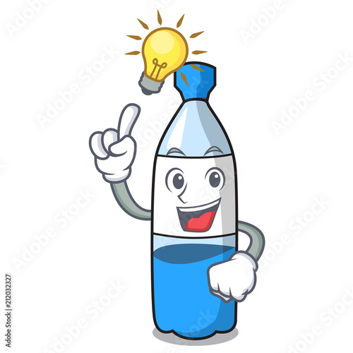 Have an idea water bottle mascot cartoon