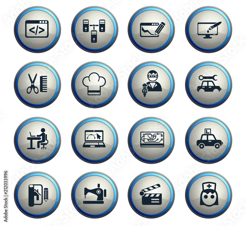 courses icon set