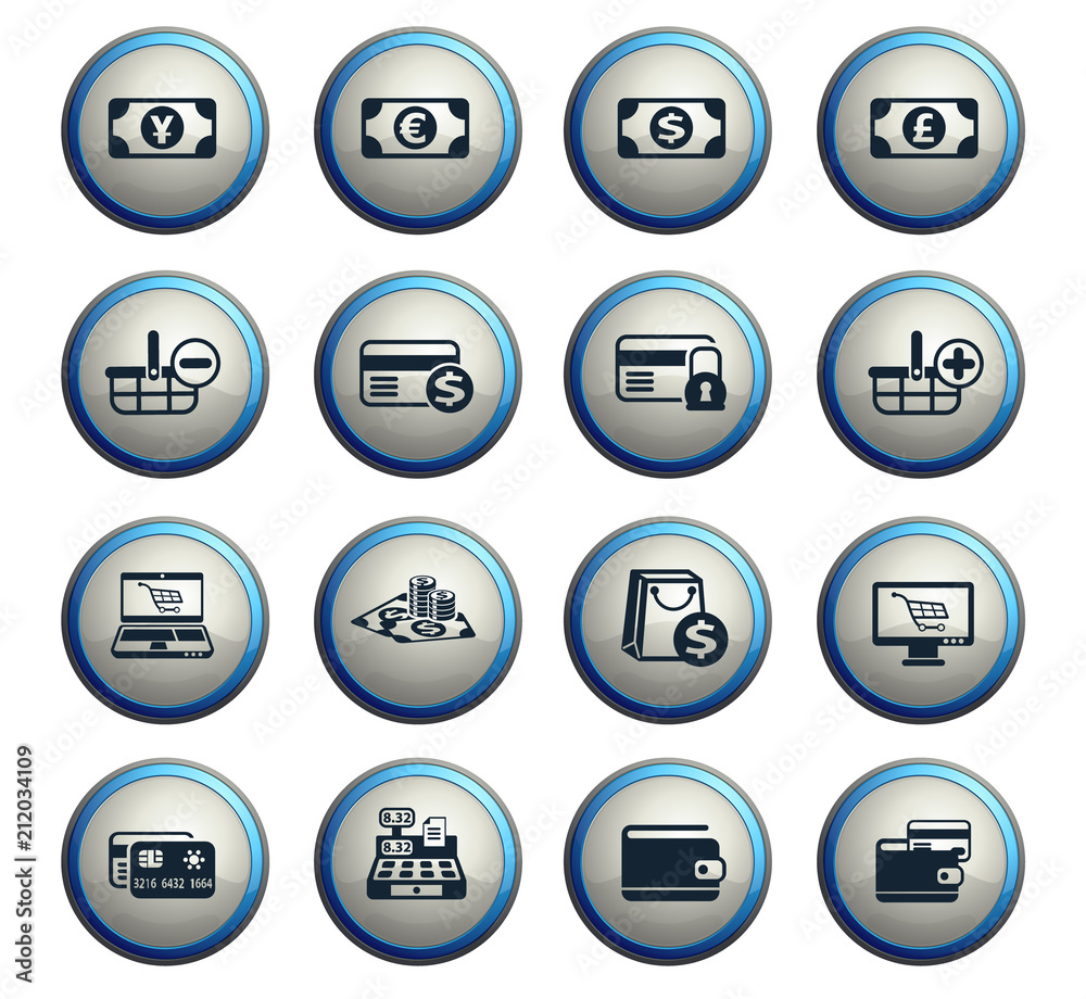 e-commerce icon set e-commerce icon set
