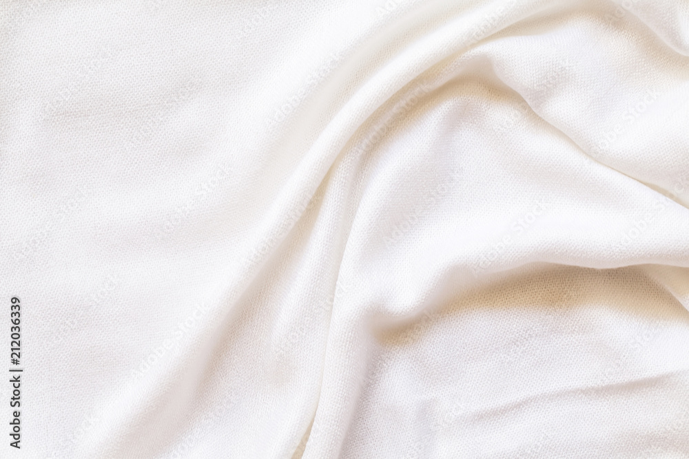 White cloth background White cloth background
