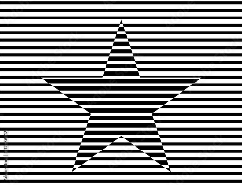 optical art black line vector, op art, black and white