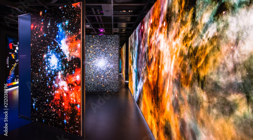 The exhibition of breathtaking space images