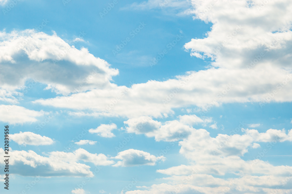 white clouds on a blue sky white clouds on a blue sky