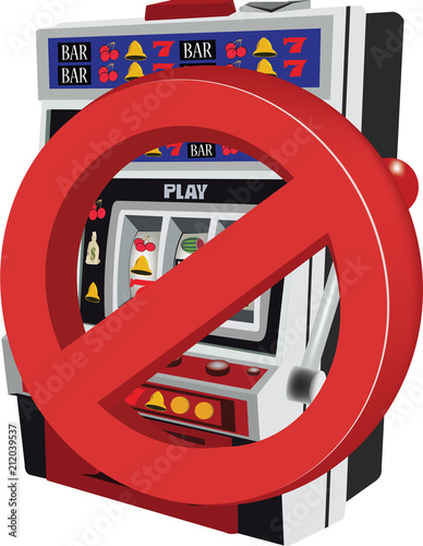 divieto e stop alle macchinette slot machine