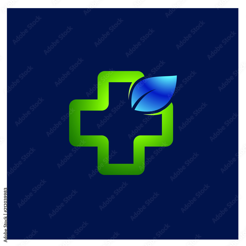 Fototapeta premium Medical health logo