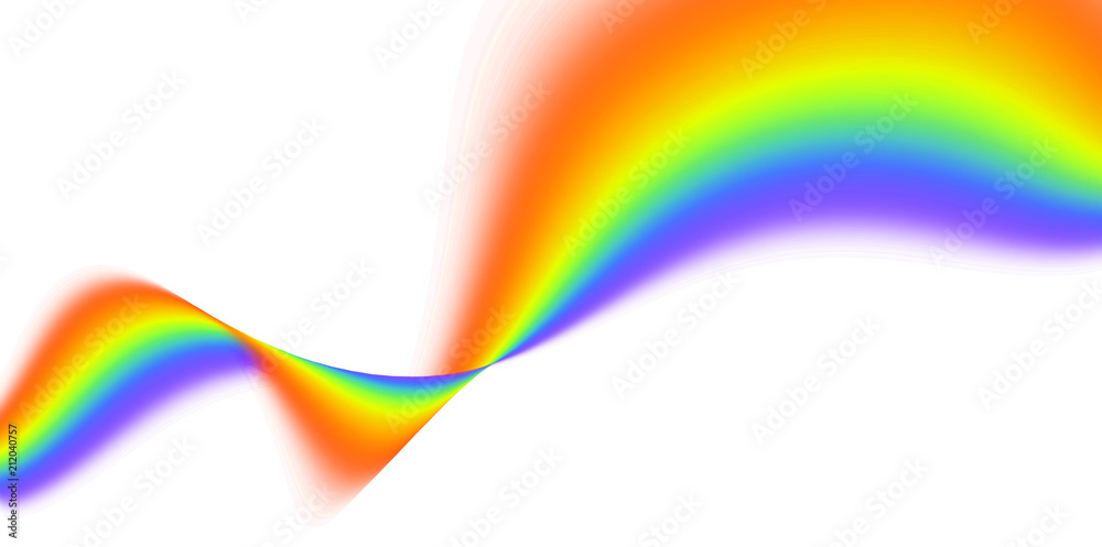 regenbogen wellen abstrakt zeichen konzept regenbogen wellen abstrakt zeichen konzept