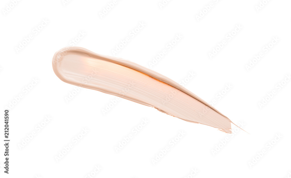 Cosmetic Liquid Foundation Isolated on White Background. Cosmetic Liquid Foundation Isolated on White Background.