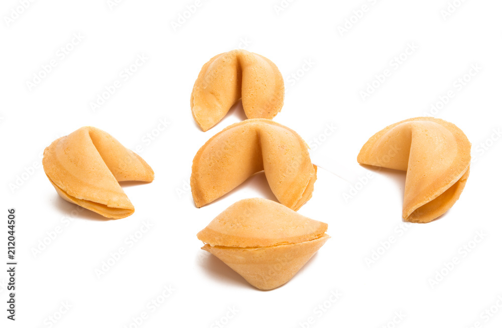 fortune cookie isolated fortune cookie isolated