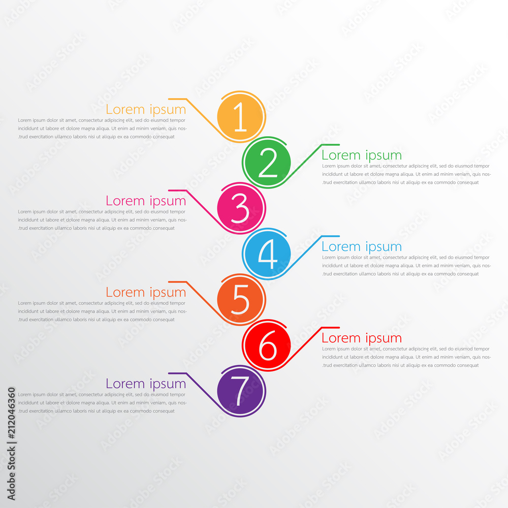 Vector infographic templates used for detailed reports. All 7 topics. Vector infographic templates used for detailed reports. All 7 topics.