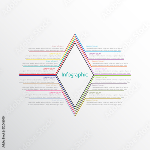 Vector infographic templates used for detailed reports. All 16 topics.