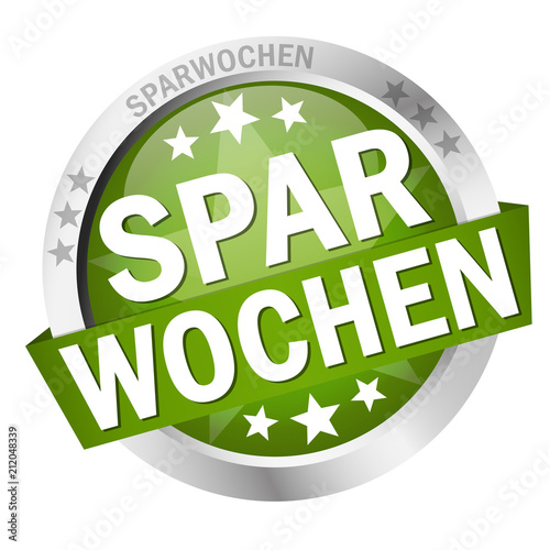 Button with Banner Sparwochen