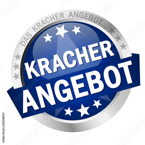 Button with Banner Kracherangebot