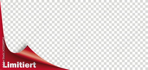 Papier Cover mit dem Wort Limitiert