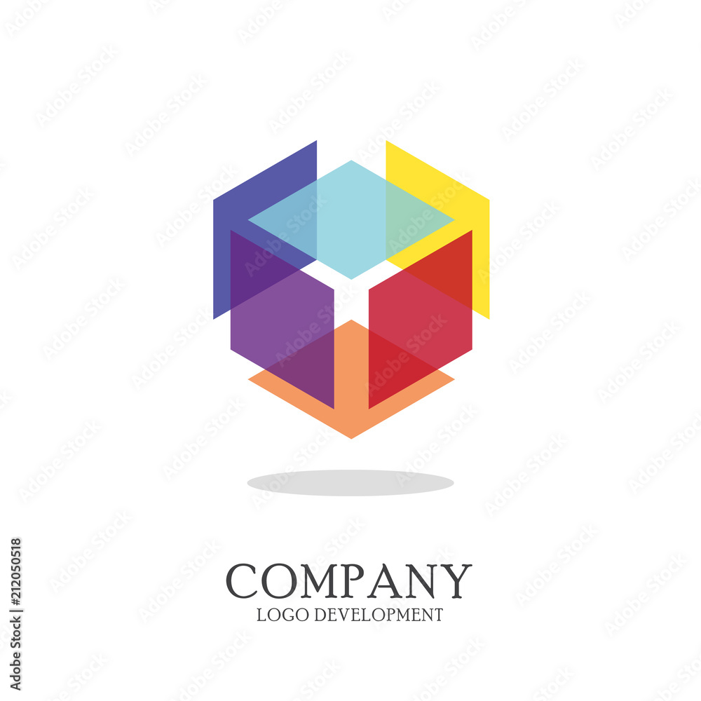 Photography Abstract geometric logo design