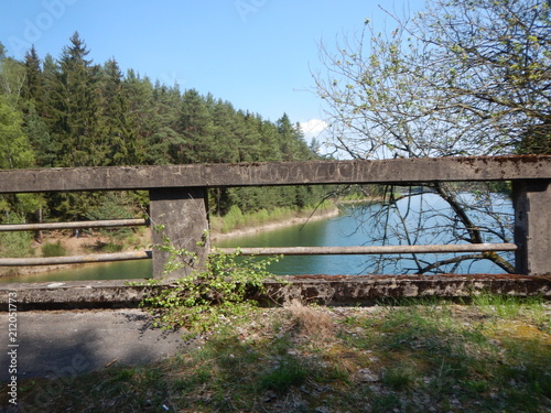 second world war unfinished bridge in czech republic photo