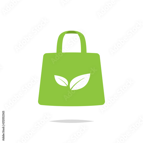 Reusable shopping bag vector