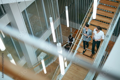 Business People Working In Modern Office photo