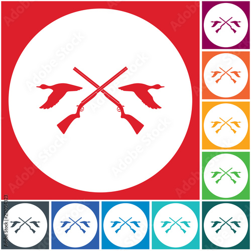 Hunting club logo icon