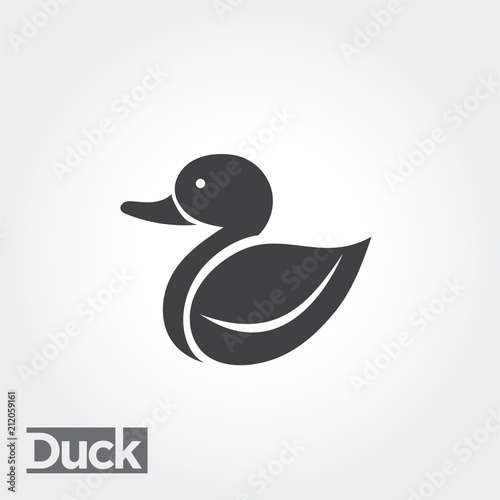 simple duck, icon duck, icon goose, duck logo, goose logo