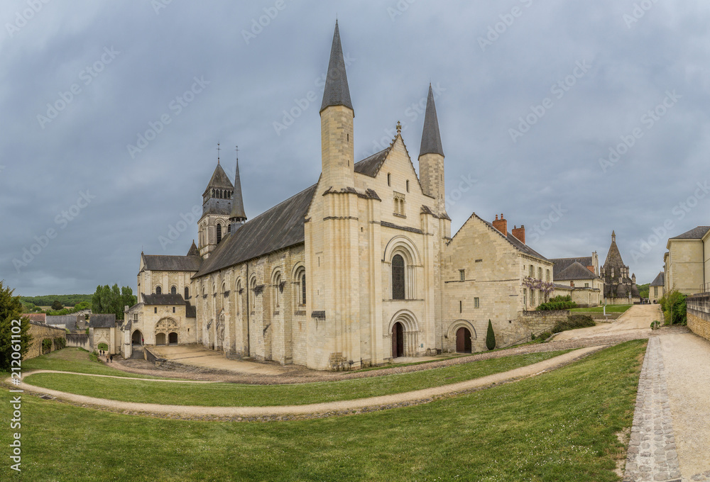 The Royal Abbey of our Lady of Fontevraud, a former monastry in the Loire Valley, France