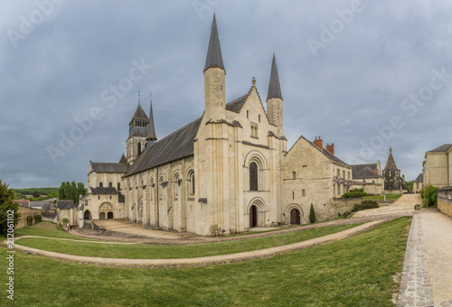 The Royal Abbey of our Lady of Fontevraud, a former monastry in the Loire Valley, France