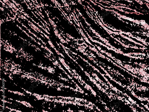 Vector marble with rose  background. Marble with rose gold textu
