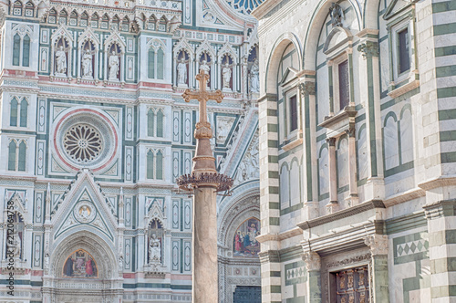 beautiful detail of centre of florence