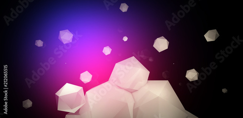 3d render. Abstract backgro...