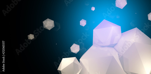 3d render. Abstract backgro...
