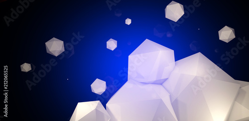 3d render. Abstract backgro...
