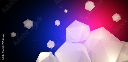 3d render. Abstract backgro...