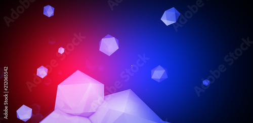 3d render. Abstract backgro...