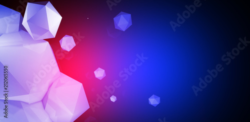 3d render. Abstract backgro...
